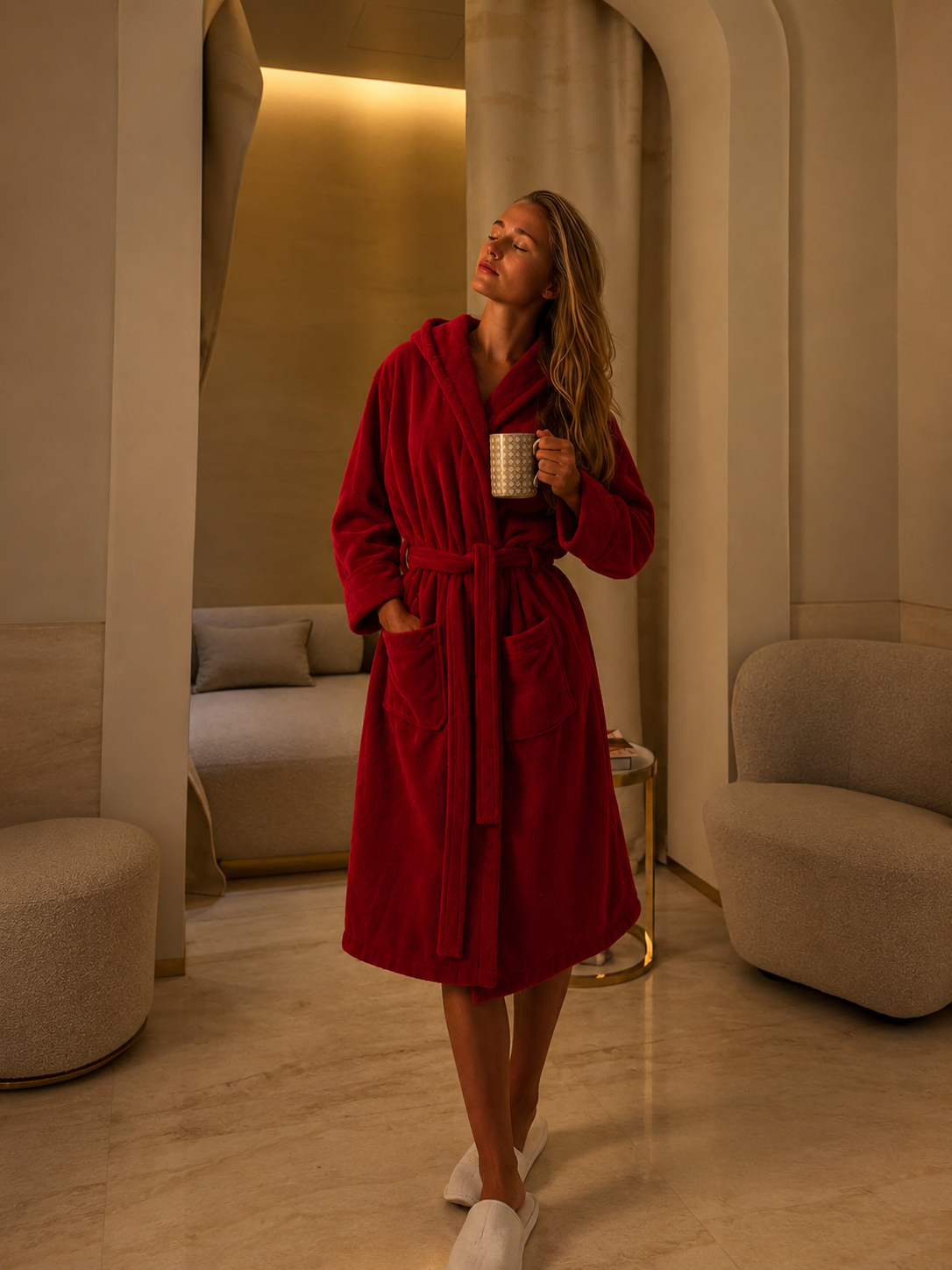 The Chaleur Robe – Rood